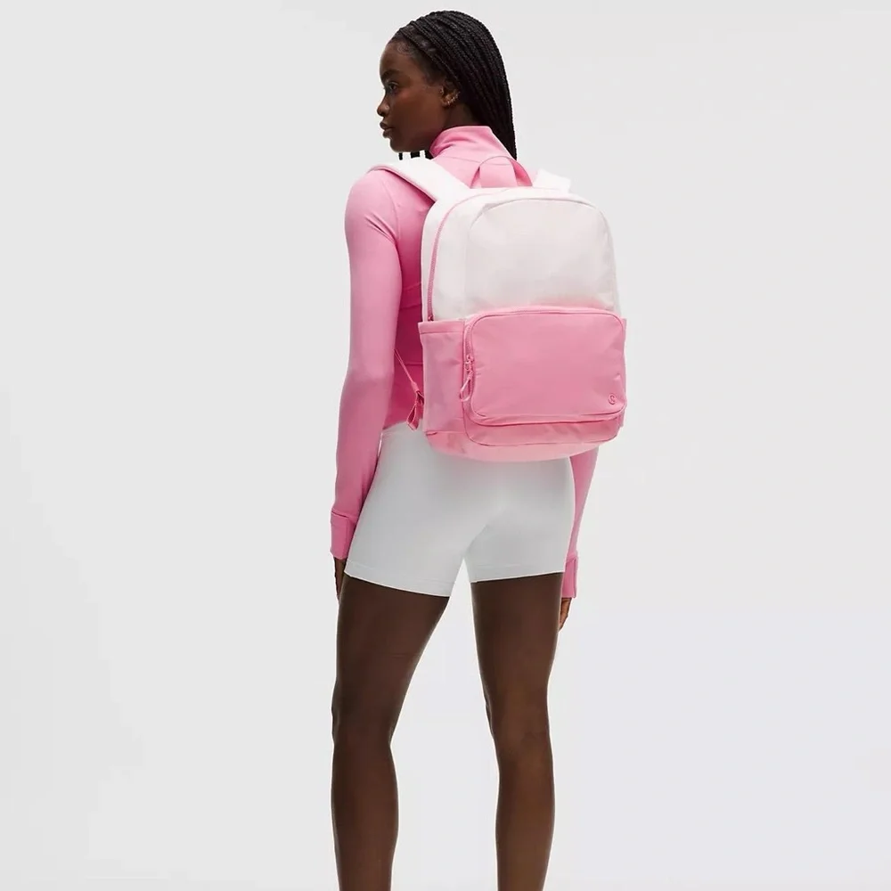 Lululemon Everywhere Backpack 22L- Candy Cloud/Pink Pearl/Wacky Khaki